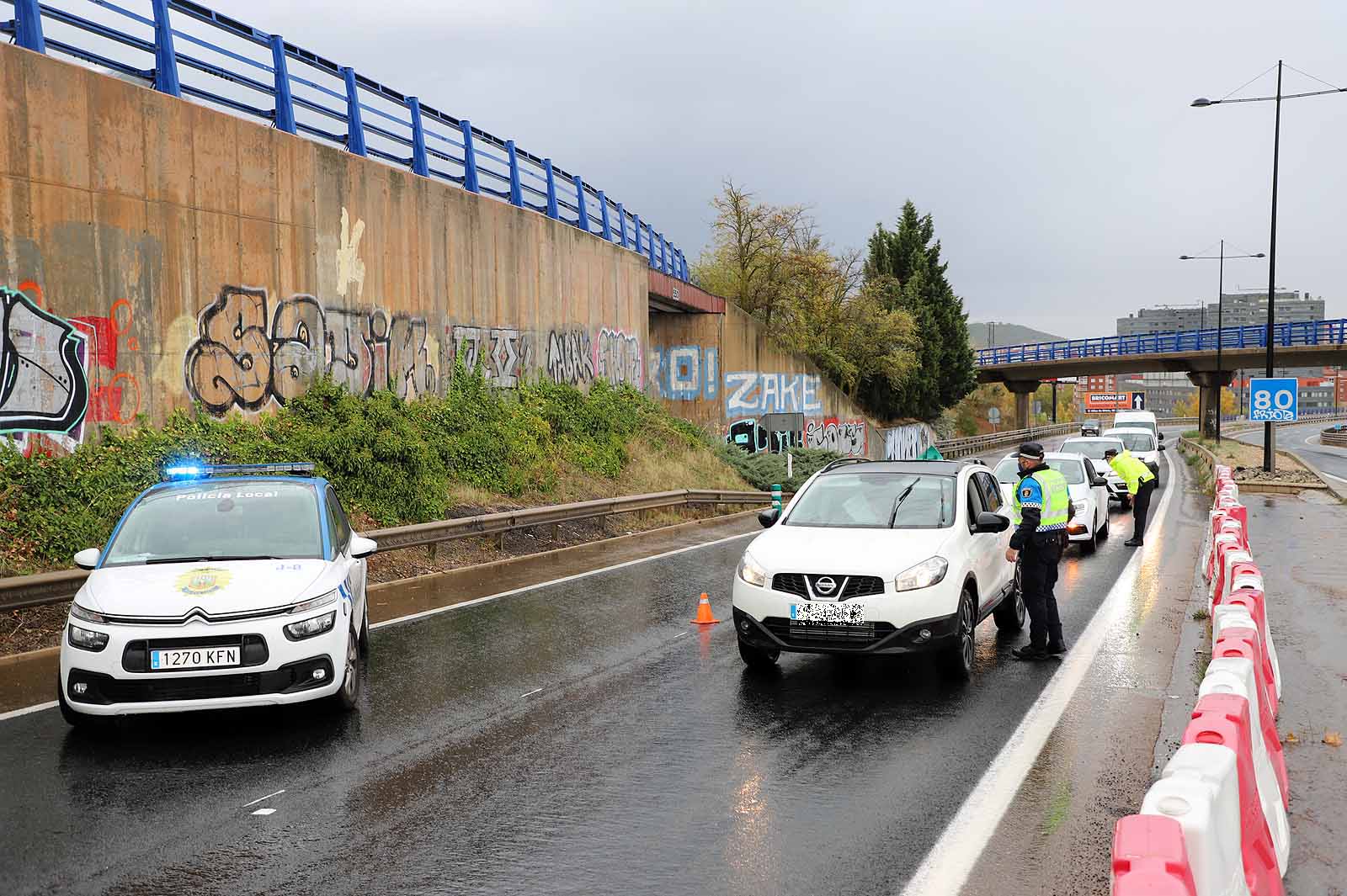 Fotos: Prmer día de controles en las carreteras de Burgos