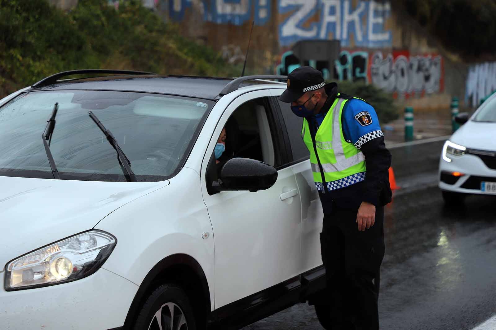 Fotos: Prmer día de controles en las carreteras de Burgos