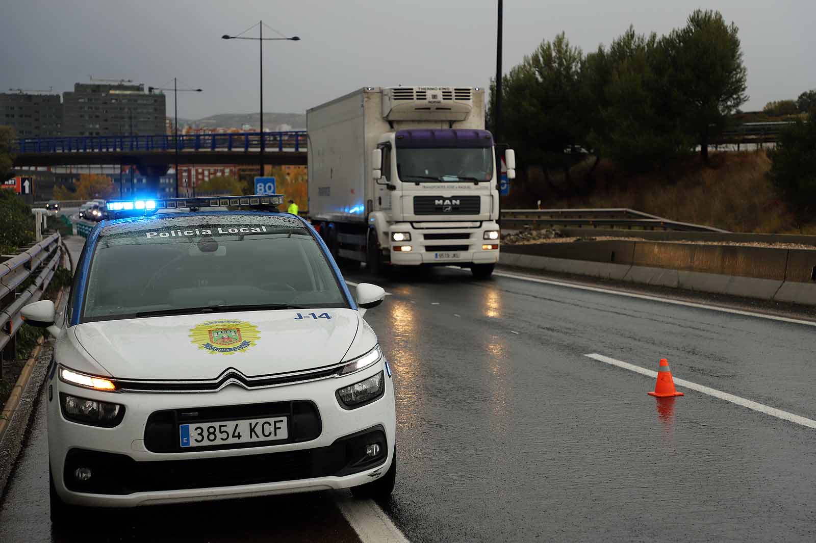 Fotos: Prmer día de controles en las carreteras de Burgos