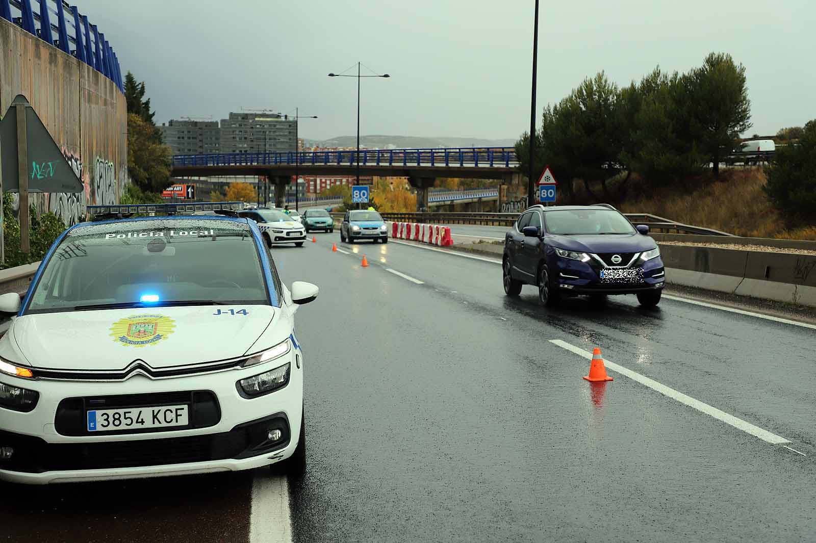 Fotos: Prmer día de controles en las carreteras de Burgos