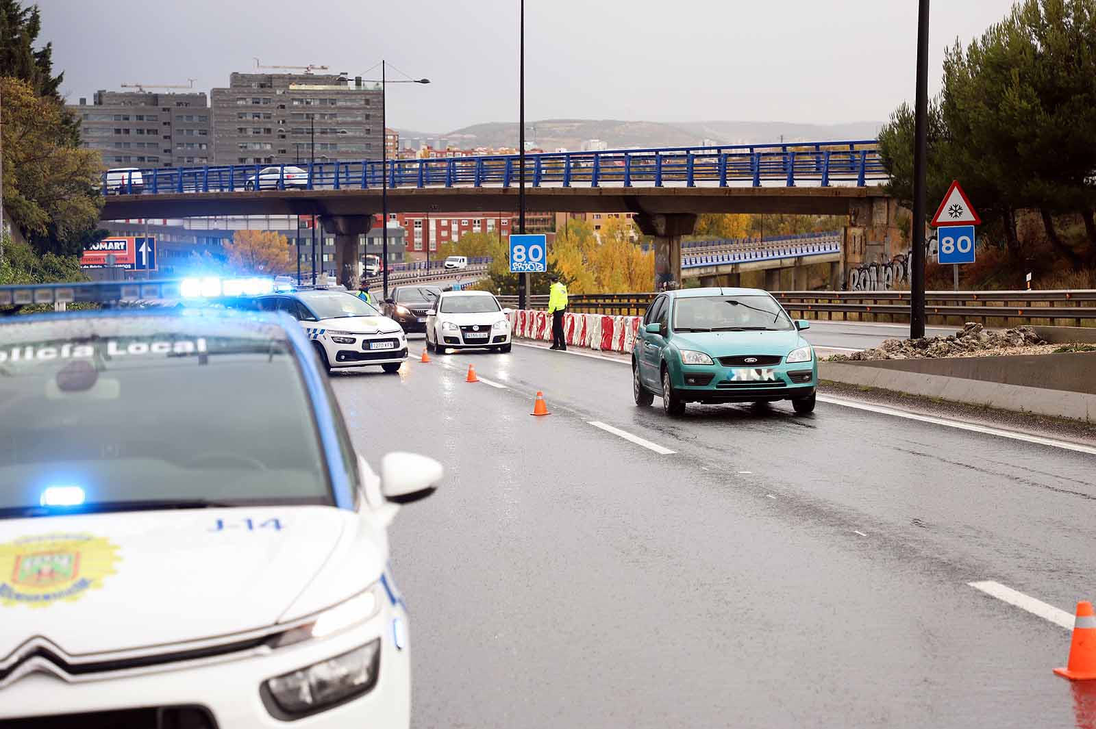 Fotos: Prmer día de controles en las carreteras de Burgos