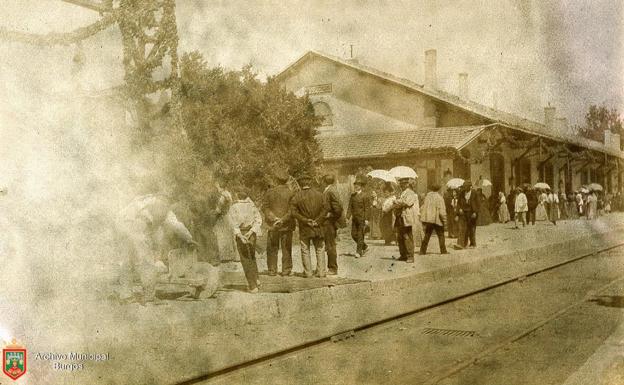 La estación ferroviaria siempre fue un punto de encuentro. 