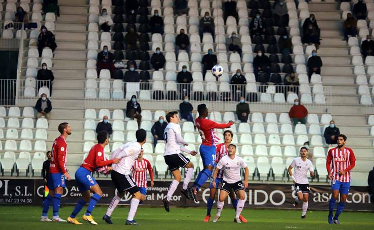 El Burgos C. F.-Sporting B, en imágenes