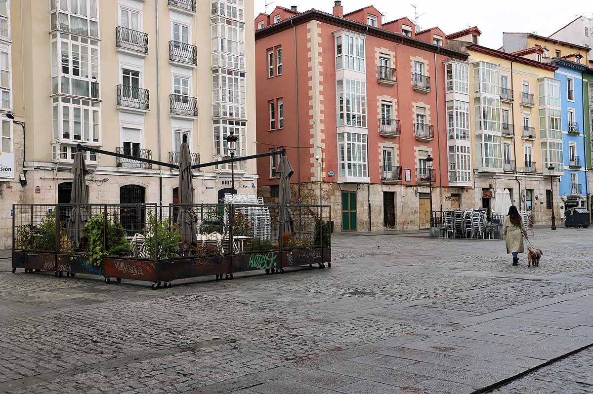 Fotos: Las compras y los paseos de mañana llegan las calles de Burgos un sábado sin hostelería