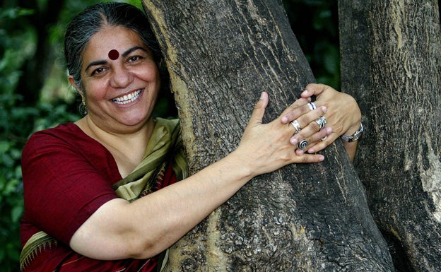 La activista india Vandana Shiva. 