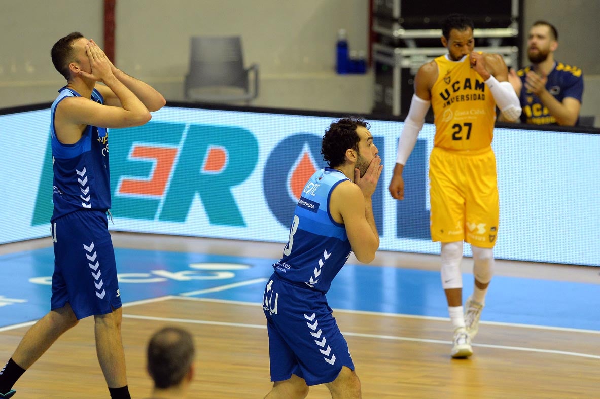 Partido entre el Hereda San Pablo Burgos y el UCAM Murcia.