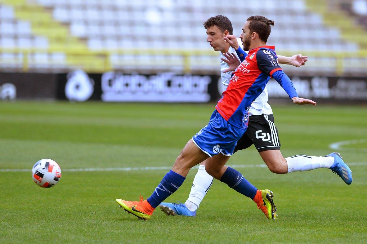 Los burgaleses perdieron 0-2 ante los asturianos.