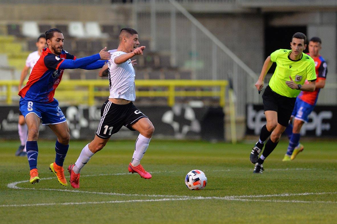 Los burgaleses perdieron 0-2 ante los asturianos.