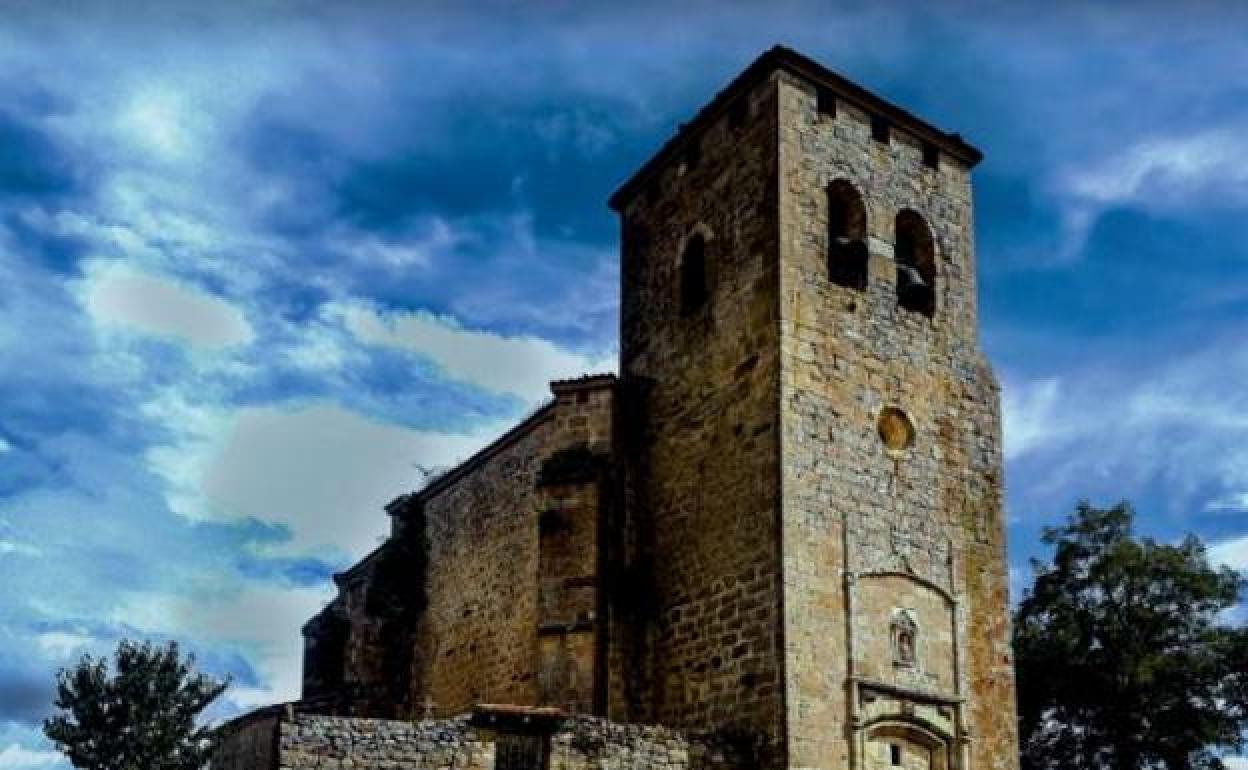 La iglesia de San Lorenzo Mártir de Fuenteodra. 