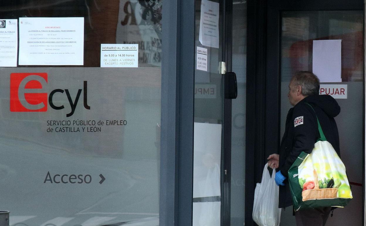 Las oficinas del Ecyl han registrado un notable incremento del número de demandantes. 