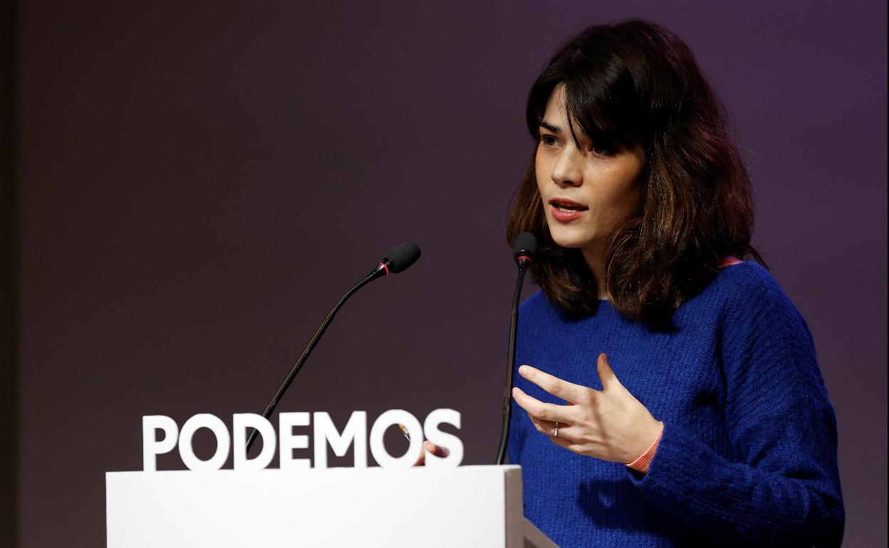 La coportavoz de Podemos, Isa Serra.