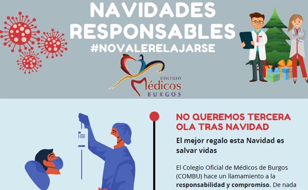 El Colegio de Médicos de Burgos apela a la responsabilidad para evitar una tercera ola de COVID-19