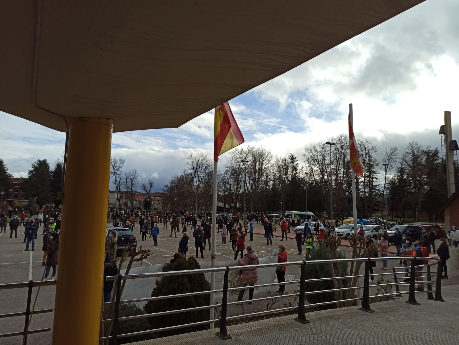 Fotos: Manifestación en Villarcayo en defensa del centro de especialidades