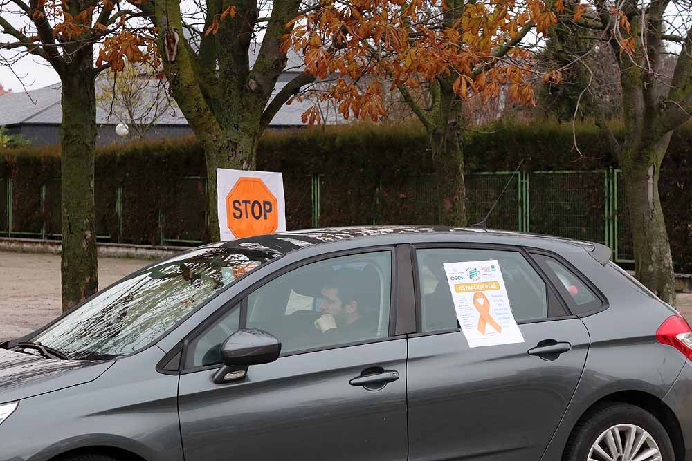 Fotos: Una caravana de coches contra la Ley Celaá recorre las calles de Burgos