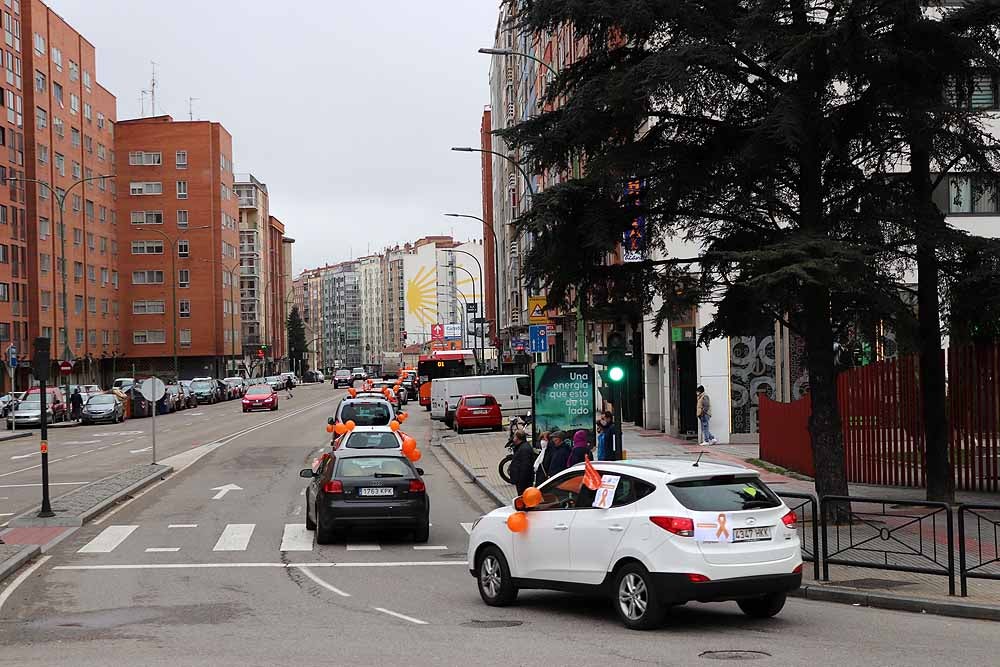 Fotos: Una caravana de coches contra la Ley Celaá recorre las calles de Burgos