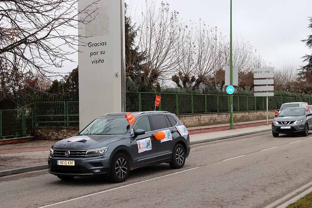 Fotos: Una caravana de coches contra la Ley Celaá recorre las calles de Burgos