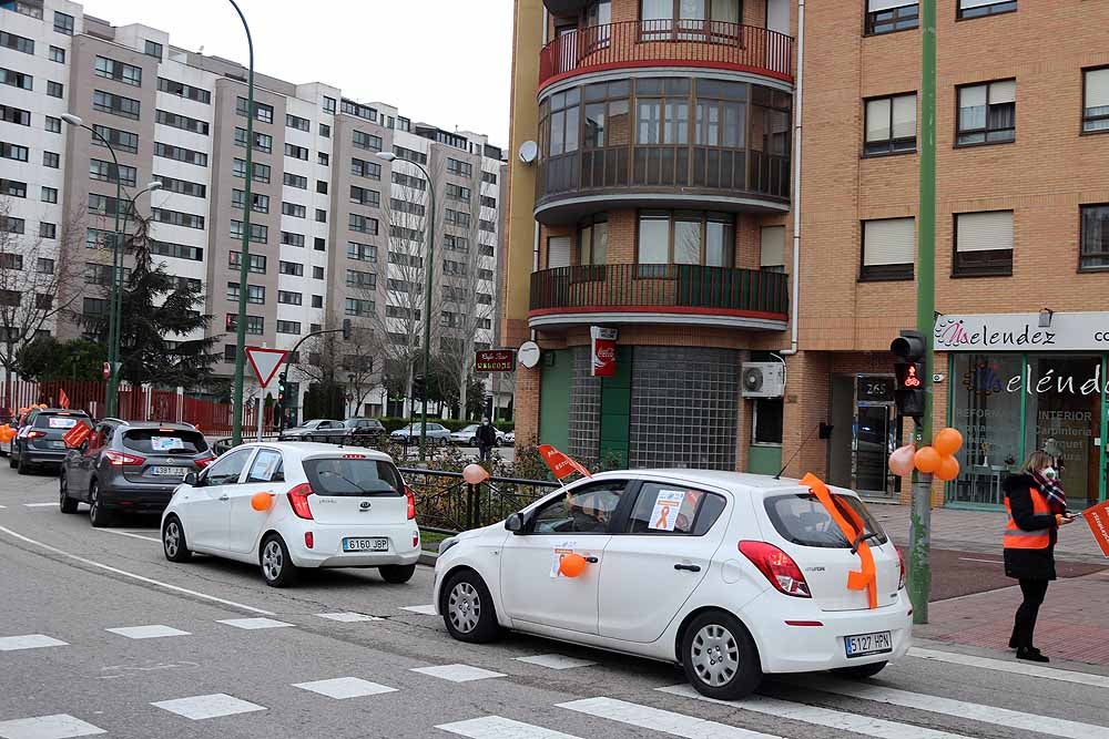 Fotos: Una caravana de coches contra la Ley Celaá recorre las calles de Burgos