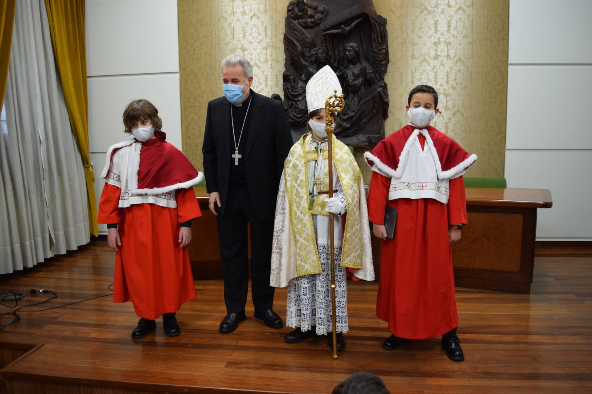 Fotos: El obispillo 2020 se adecua a las exigencias de la pandemia