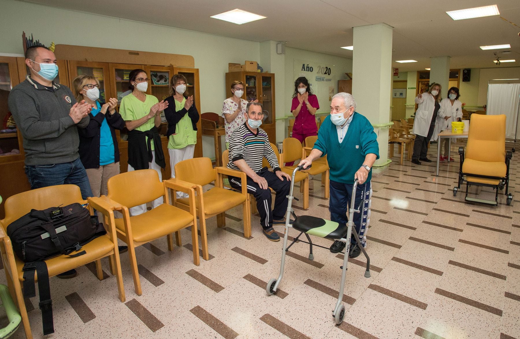 Fotos: Primera vacunación contra la covid en Burgos