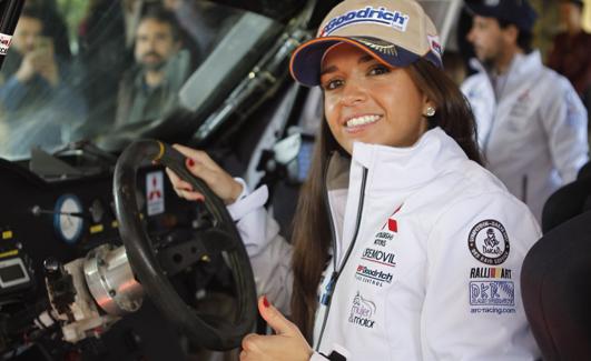 La piloto Cristina Gutiérrez.