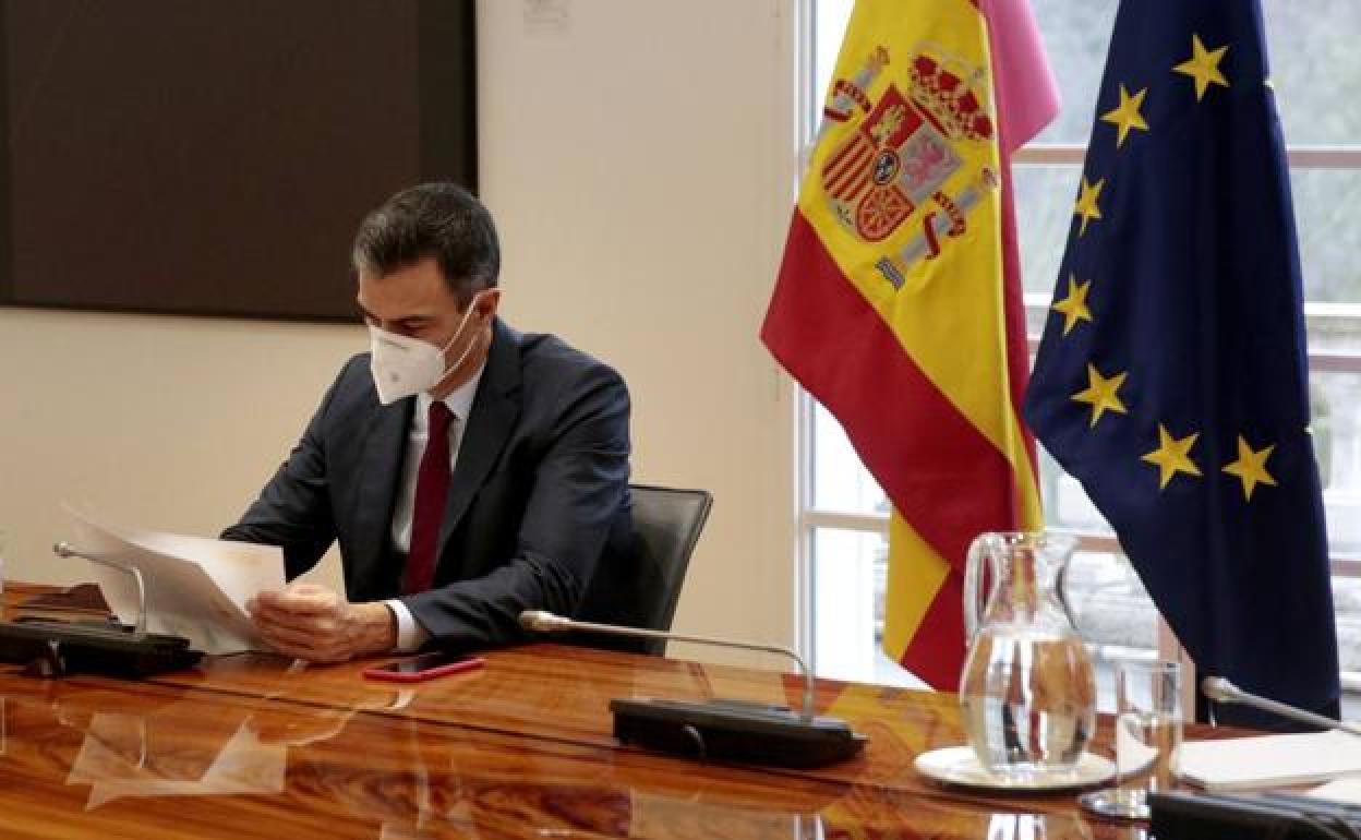 El presidente del Gobierno, Pedro Sánchez