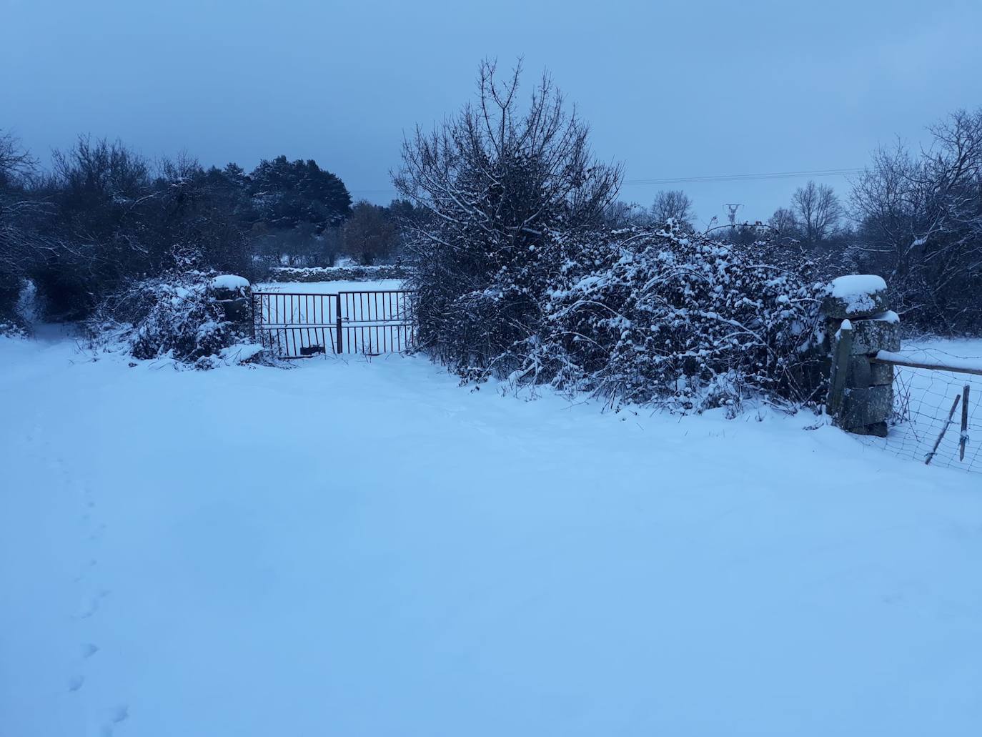 Fotos: La primera nevada del año en la provincia