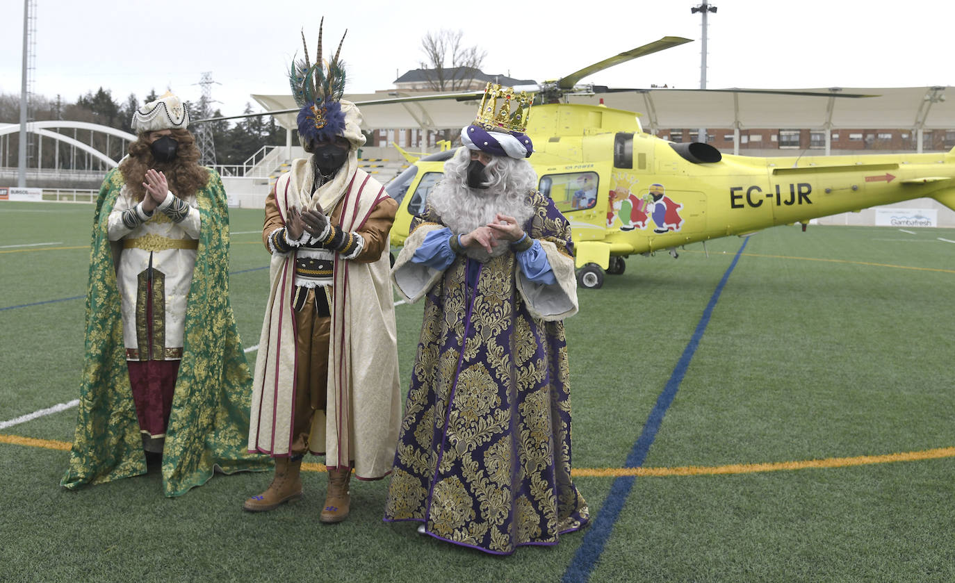 Fotos: Los Reyes Magos aterrizan en Burgos