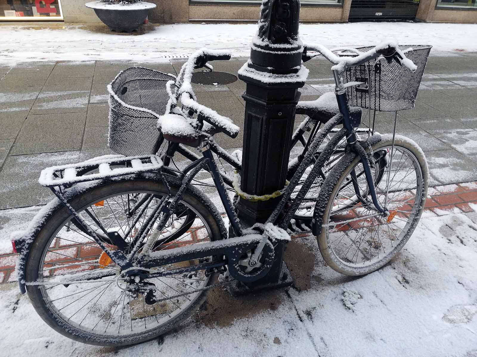 Fotos: La nieve cubre el centro de la ciudad