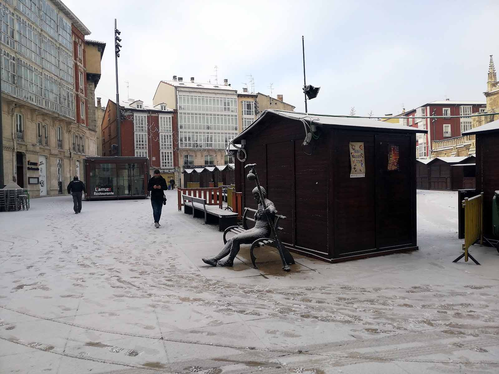 Fotos: La nieve cubre el centro de la ciudad