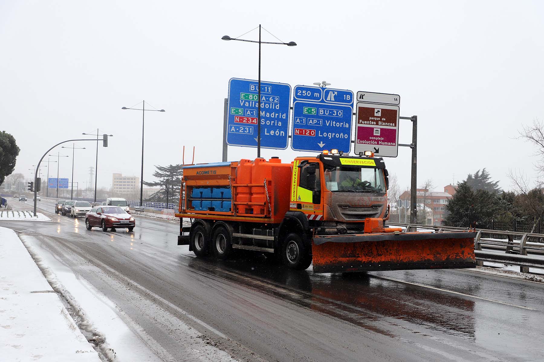 Fotos: Burgos se cubre de nieve gracias a Filomena