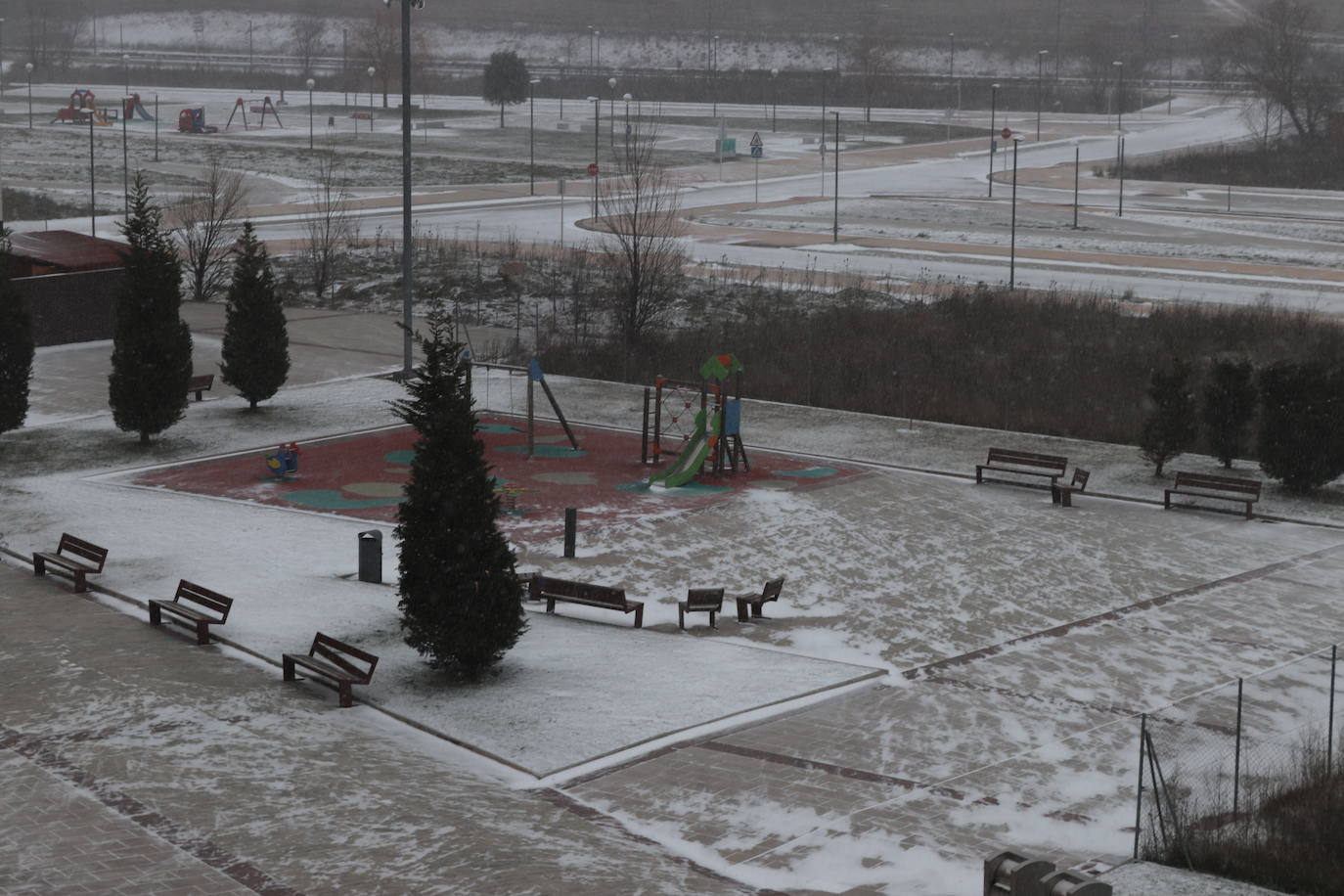 Fotos: Burgos se cubre de nieve gracias a Filomena