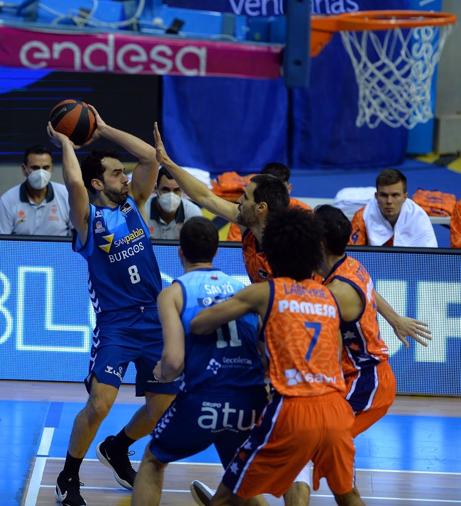 Derrota de los burgaleses ante el Valencia Basket