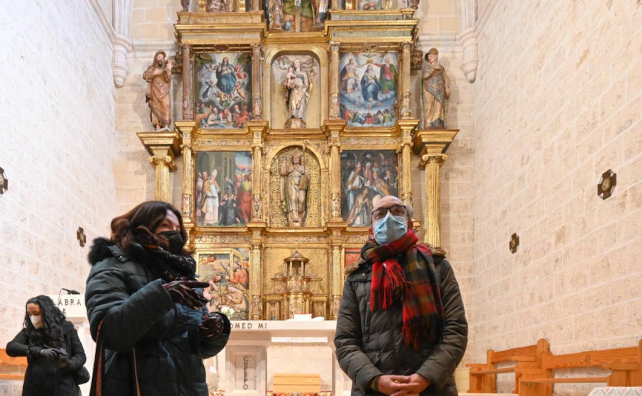 Ortega ve en la restauración de la iglesia de San Nicolás de Sinovas un revulsivo para La Ribera del Duero