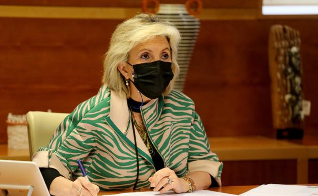 Verónica Casado, durante el Consejo Interterritorial de Salud.