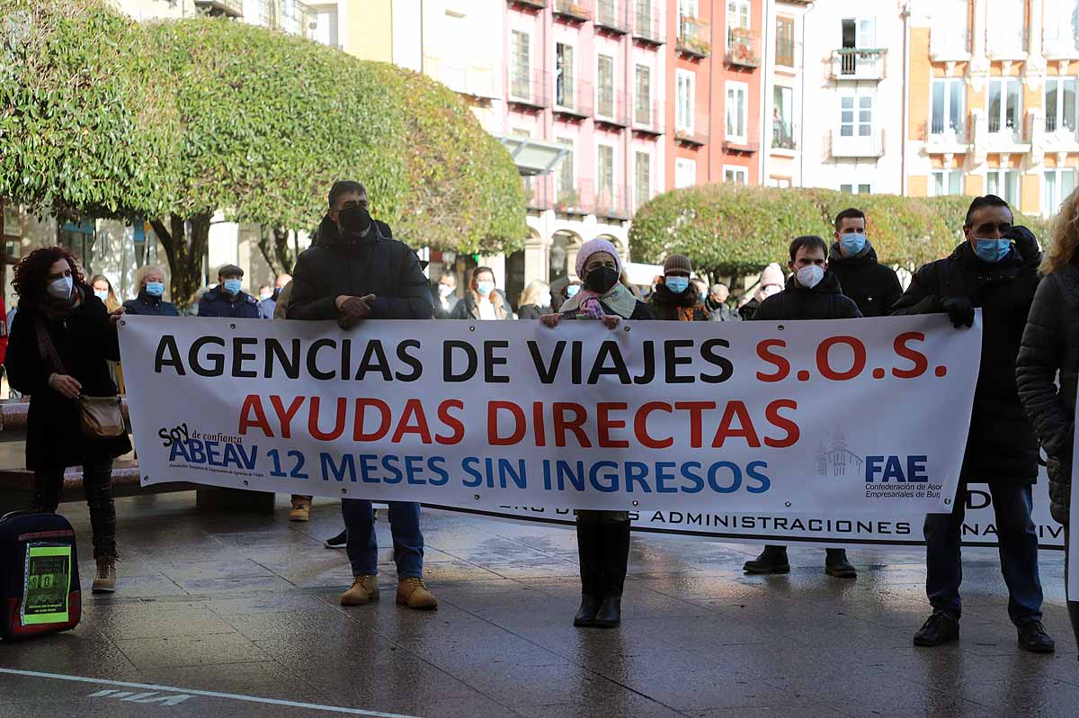 Fotos: La protesta de los empresarios de Burgos en imágenes