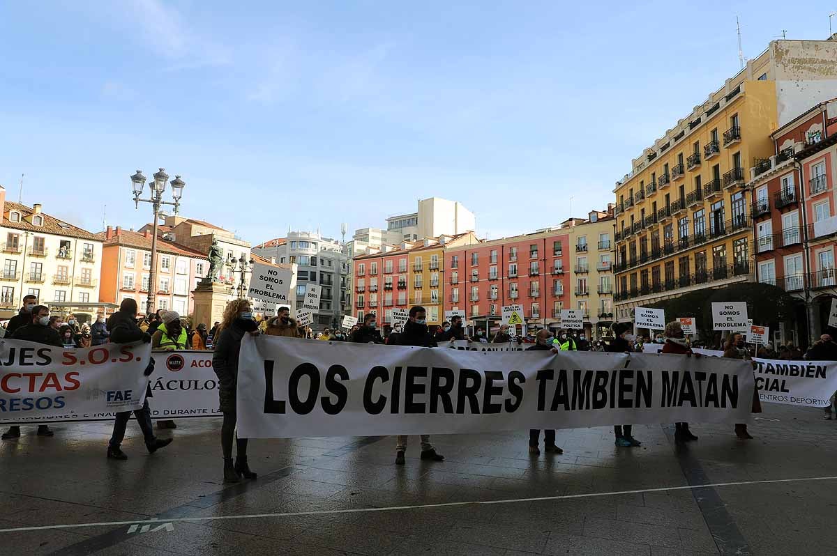 Fotos: La protesta de los empresarios de Burgos en imágenes