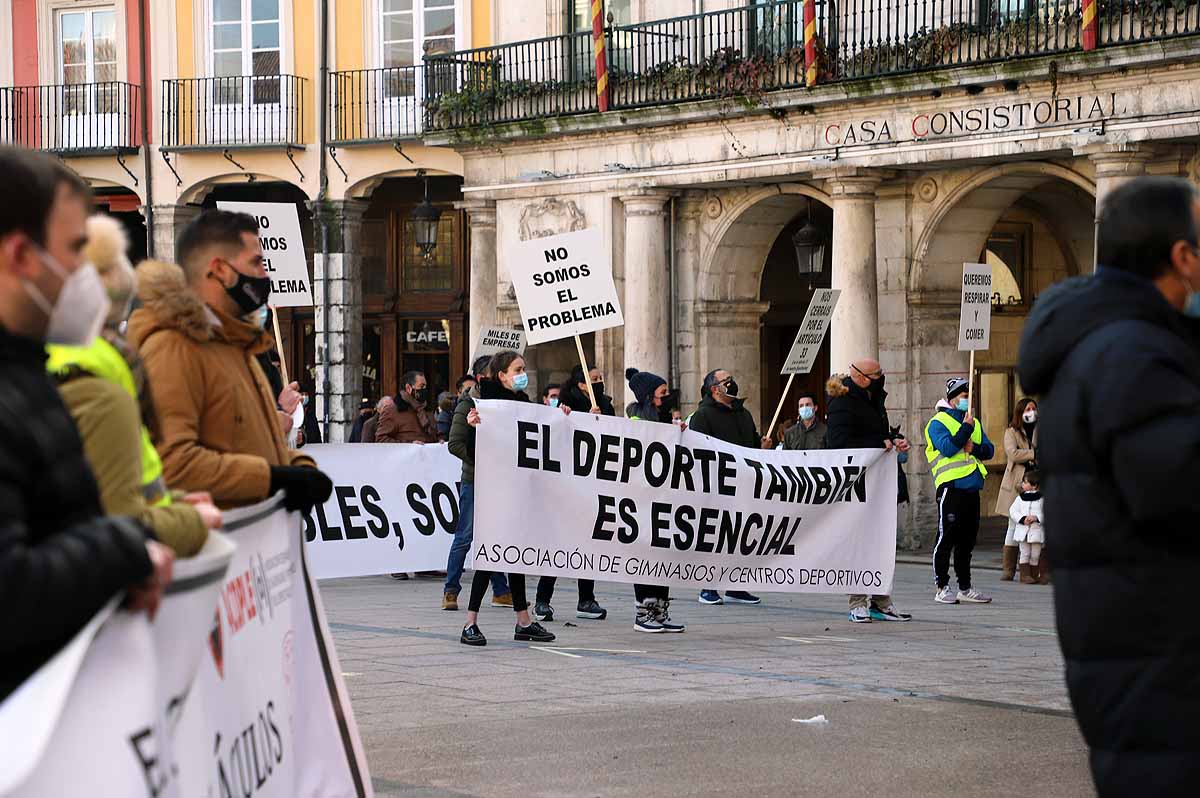 Fotos: La protesta de los empresarios de Burgos en imágenes