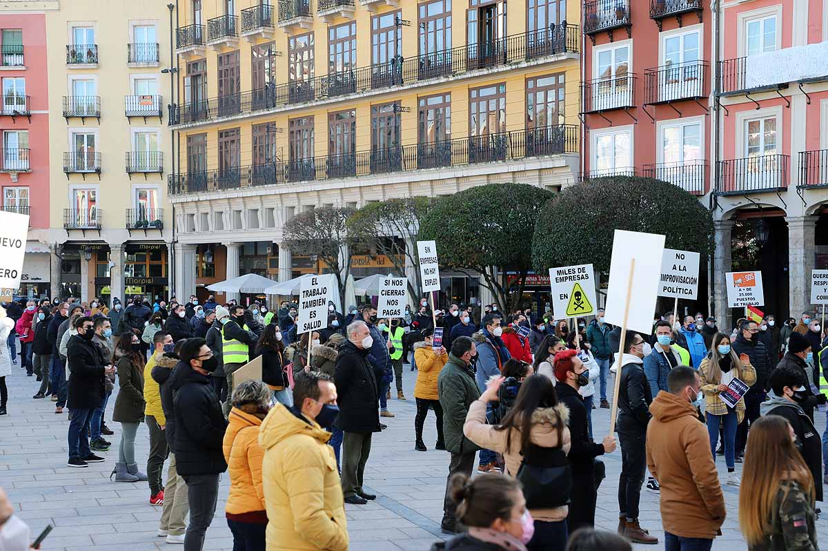 Fotos: La protesta de los empresarios de Burgos en imágenes