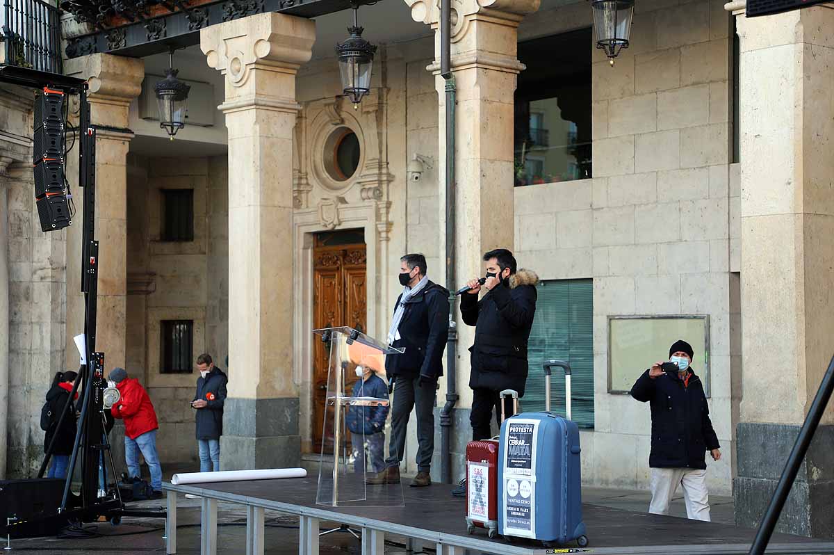 Fotos: La protesta de los empresarios de Burgos en imágenes