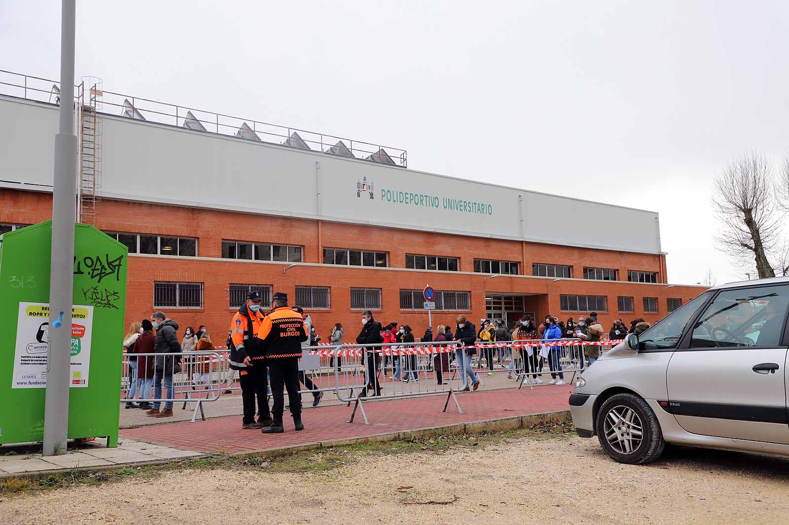 9.000 personas están llamadas a participar en el cribado de la UBU en el polideportivo universitario.