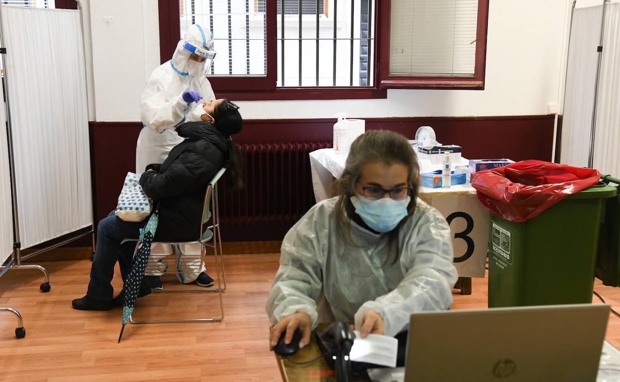 Jornada de cribado masivo en Aranda de Duero.