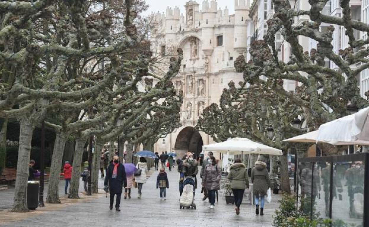 Paseo del Espolón, Burgos.