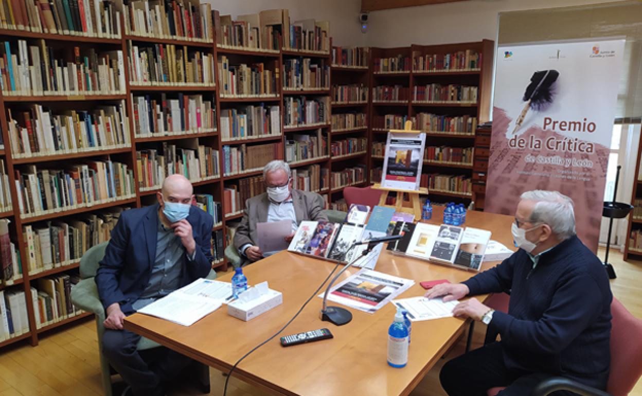 Presentación de los finalistas del XIX Premio de la Crítica de Castilla y León. 