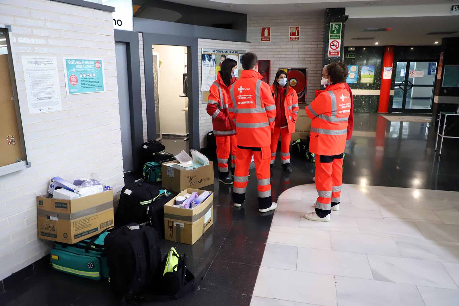 Ardua tarea de los profesionales que han vacunado durante seis semanas a usuarios de residencias y centros de personas dependientes.