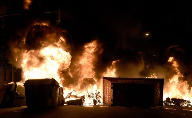 Cerca de un millón en daños durante los altercados por Hasel 