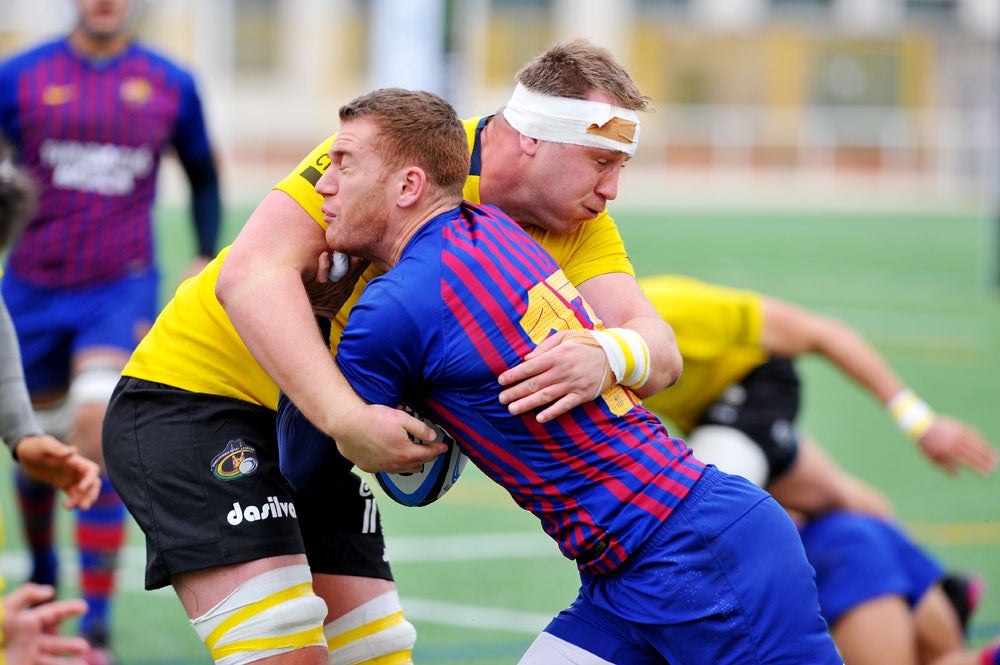 Fotos: El UBU Bajo Cero - Barça Rugby, en imágenes