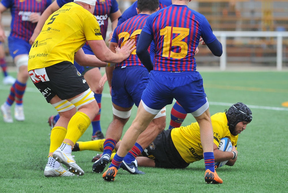 Fotos: El UBU Bajo Cero - Barça Rugby, en imágenes