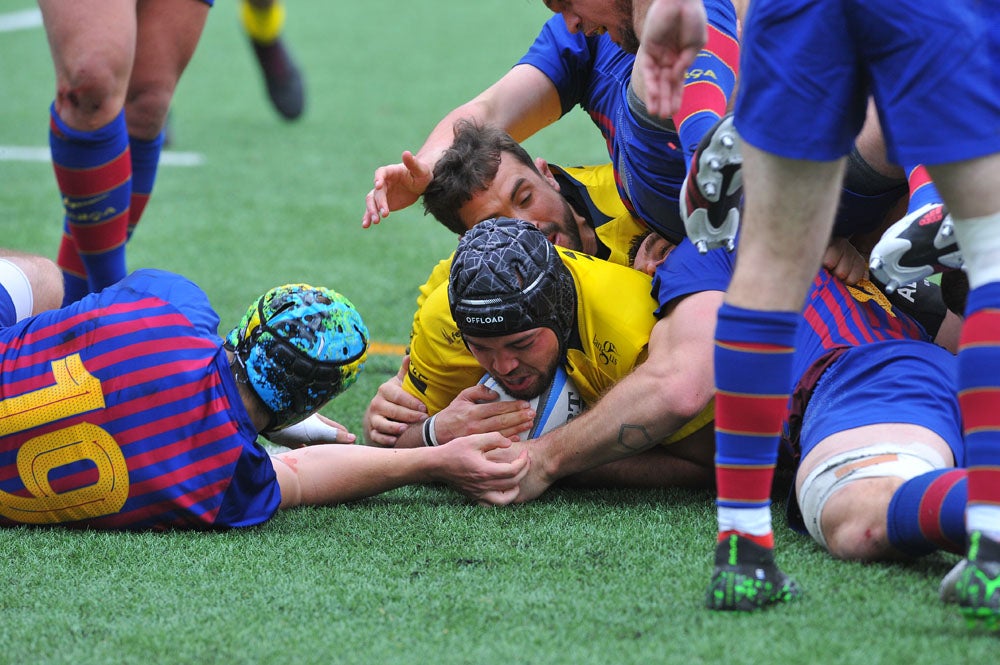 Fotos: El UBU Bajo Cero - Barça Rugby, en imágenes
