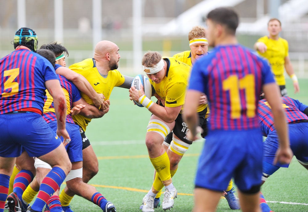 Fotos: El UBU Bajo Cero - Barça Rugby, en imágenes