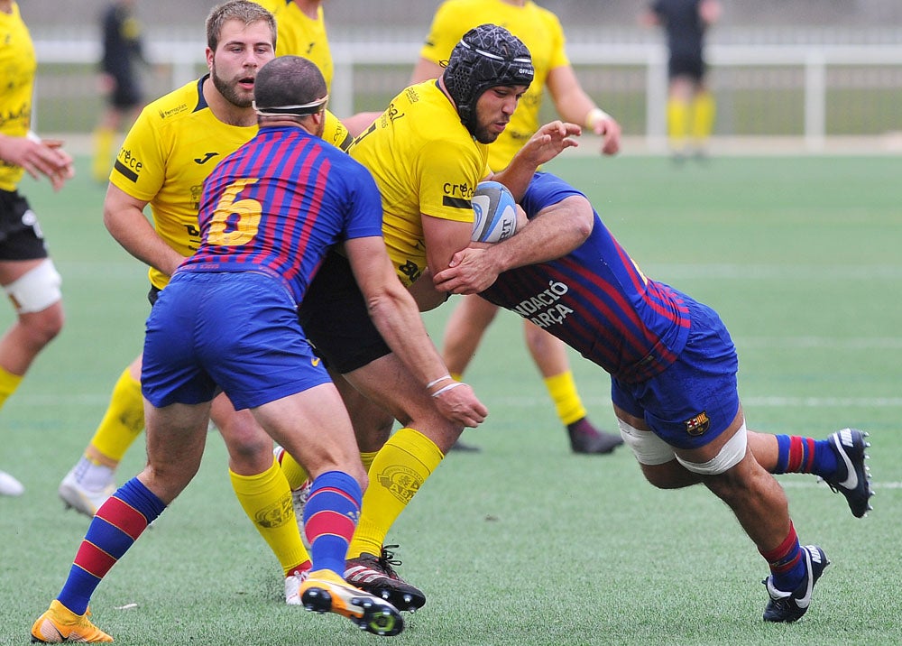 Fotos: El UBU Bajo Cero - Barça Rugby, en imágenes